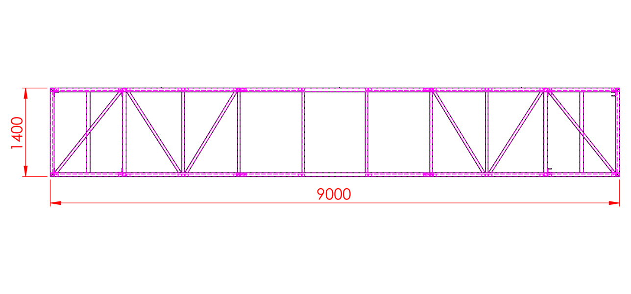 PÓRTICO 9x5,5 - plano topo